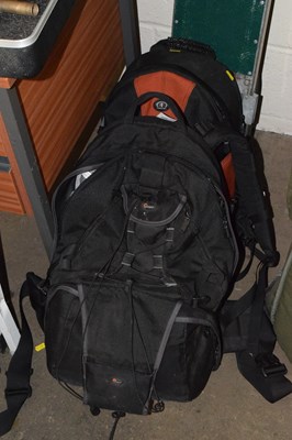 Lot 860 - Two camera backpacks