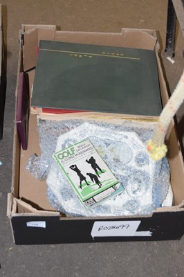 Lot 759 - One box of books to include royalty related,...