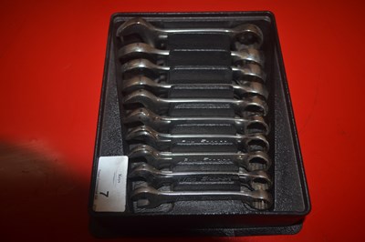 Lot 7 - A Snap-on stubby spanner set, set of ten