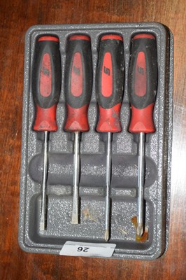 Lot 26 - A Snap-on mini screwdriver set