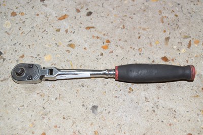 Lot 37 - A Snap-on 1/4" drive flex head with soft grip...