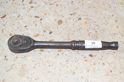 Lot 39 - A Snap-on 1/2" drive industrial black ratchet