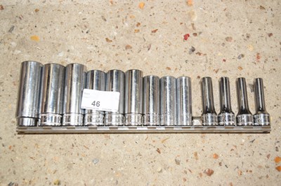 Lot 46 - A Snap-on and Mac Tools deep socket set,...
