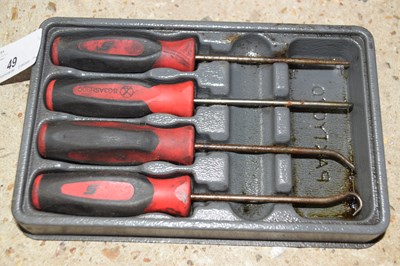 Lot 49 - A Snap-on four piece mini soft grip hook and...