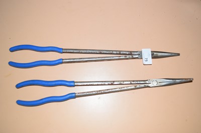 Lot 75 - An extra long Blue Point long nosed pliers,...