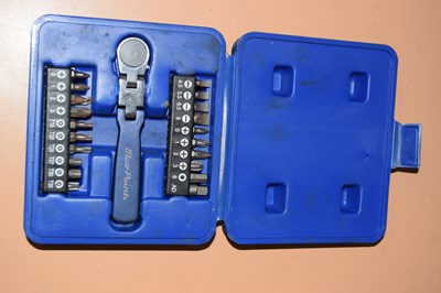 Lot 78 - Blue Point bit ratchet set with adjustable head