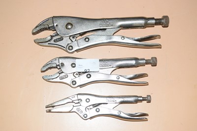 Lot 92 - A group of MAC Tool vice grips