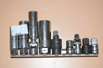 Lot 105 - Various Snap-on deep sockets to include...