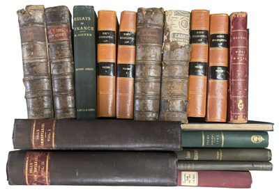 Lot 804 - ONE BOX: Various antiquarian, leatherbound,...
