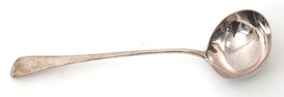 Lot 82 - A Victorian silver ladle, hallmarked for...