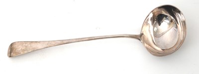 Lot 82 - A Victorian silver ladle, hallmarked for...