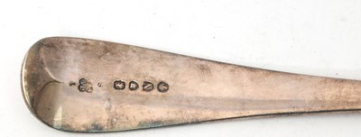 Lot 82 - A Victorian silver ladle, hallmarked for...