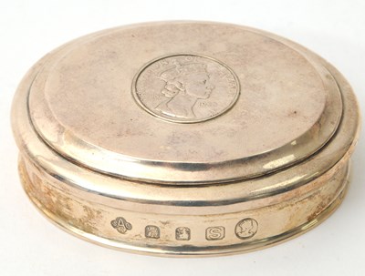Lot 6 - An Elizabeth II Asprey's oval coronation...