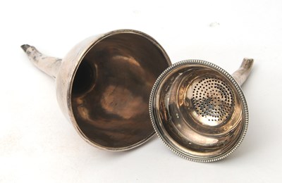Lot 14 - Mixed Lot: An antique three part wine funnel...