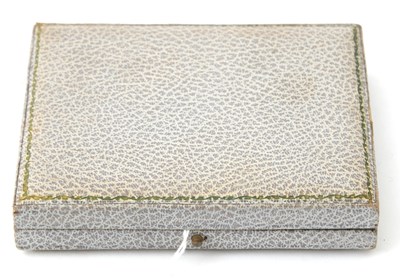 Lot 33 - A George VI Asprey's silver cigarette case of...