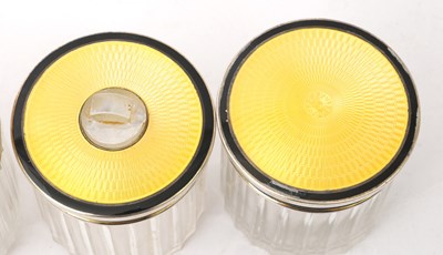 Lot 47 - An extensive Art Deco silver and enamel...