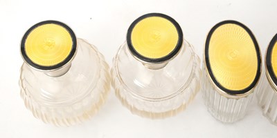 Lot 47 - An extensive Art Deco silver and enamel...