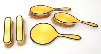 Lot 47 - An extensive Art Deco silver and enamel...