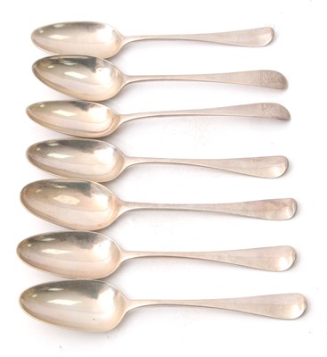 Lot 53 - A group of seven Georgian base marked...