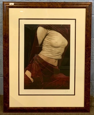 Lot 24 - Willi Kissmer (b.1951-) Limited Edition Print/Etching " Kneeling 2"