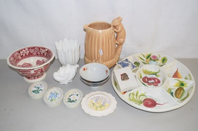 Lot 14 - Mixed Lot: Sylvac pottery jug, large hors...