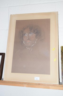 Lot 35 - Pencil sketch Mrs Thomas Sheridan