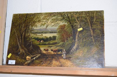 Lot 36 - Late 19th or early 20th Century oil on canvas...