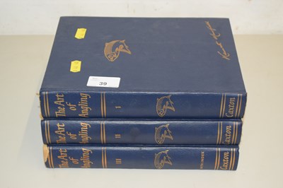 Lot 39 - Kenneth Mansfield The Art of Angling, 3 volumes