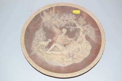 Lot 48 - Composition wall plaque