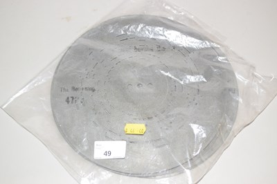 Lot 49 - A group of 9" polyphon metal discs