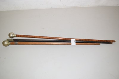 Lot 68 - Three swagger sticks