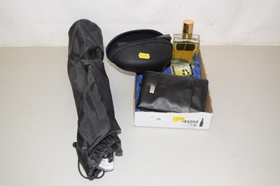 Lot 75 - Mixed Lot: Bottle of perfume, sunglasses,...