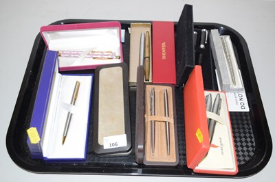 Lot 106 - A group of various cased pens to include...