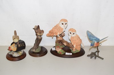 Lot 74 - Group of four various bird models