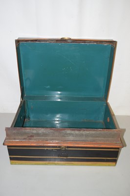 Lot 174 - Vintage painted metal cash tin