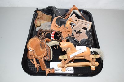 Lot 179 - Mixed Lot: Various model saddles, miniature...
