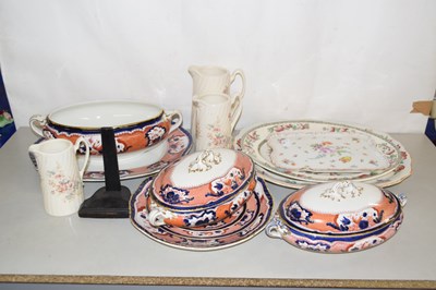 Lot 181 - Mixed Lot: Booths Victoria pattern dinner...