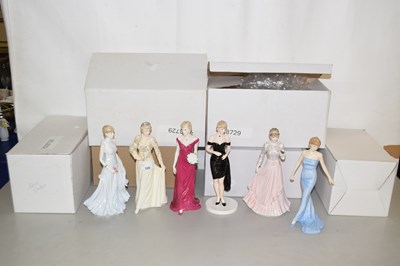 Lot 189 - Collection of Princess Diana figures