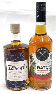 Lot 207 - 52North Triple Distilled Spiced Rum and Rum Co...