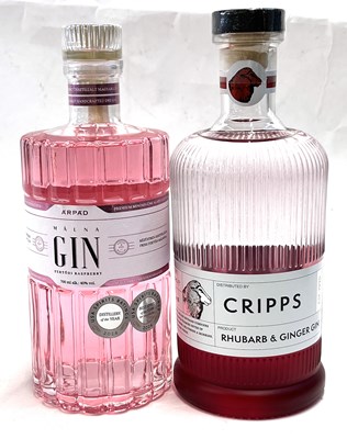 Lot 217 - Cripps Rhubarb & Ginger Gin and Arpad Málna...