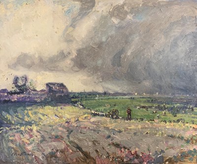 Lot 17 - Geoffrey Chatten (1938-2025), Landscape scene,...