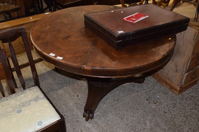 Lot 247 - A mid 19th Century rosewood breakfast or...
