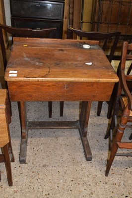 Lot 256 - Vintage school desk