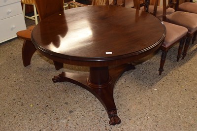 Lot 262 - A 19th Century mahogany centre table with...