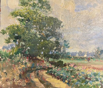 Lot 18 - Geoffrey Chatten, (1938-2025), "Back lane to...