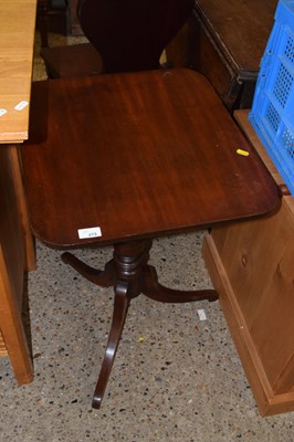 Lot 273 - A 19th century mahogany wine table on turned...