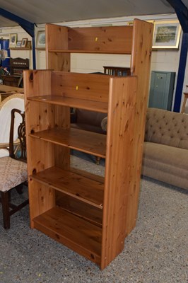 Lot 301 - Two modern pine bookcases
