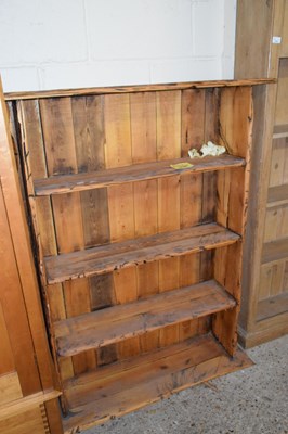Lot 223 - Vintage pine bookcase
