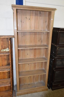 Lot 224 - A modern pine bookcase