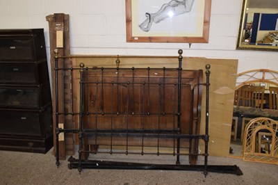 Lot 226 - 19th Century brass and iron bed frame together...